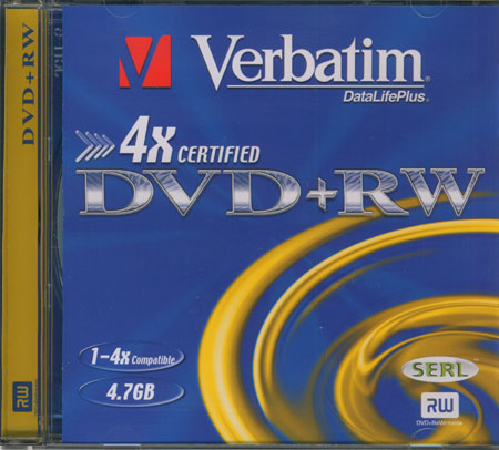 Verbatim DVD+RW 4x